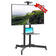 32 - 65" LED TV Floor Stand Telescopic Button Press Height Adjustment