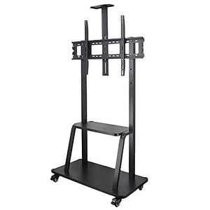 32 to 55 Inch LED TV Trolley Cart rolling Wheels Portable Lock 30 kgs max load 600X400mm vesa - GADGET WAGON TV CARTS