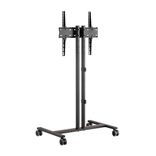 32 to 65 Inch LED Portable Rolling TV Stand for Home | Adjustable Height & Angle | Sturdy & Durable FS47-44T-01 - GADGET WAGON TV CARTS