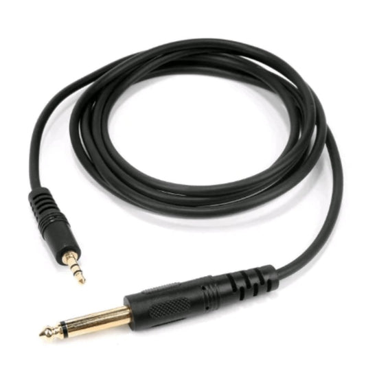 3.5mm to 6.35mm Audio Cable | Stereo TRS Male to Male | for Mixer, Amplifier, Guitar | Bi-directional - GADGET WAGON Audio & Video Cables , Connectors