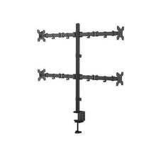4 Monitor Desk Clamp Arm Stand for 13-27 inch Screens Stand - GADGET WAGON