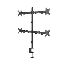 4 Monitor Desk Clamp Arm Stand for 13-27 inch Screens Stand - GADGET WAGON