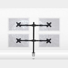 4 Monitor Desk Clamp Arm Stand for 13-27 inch Screens Stand - GADGET WAGON