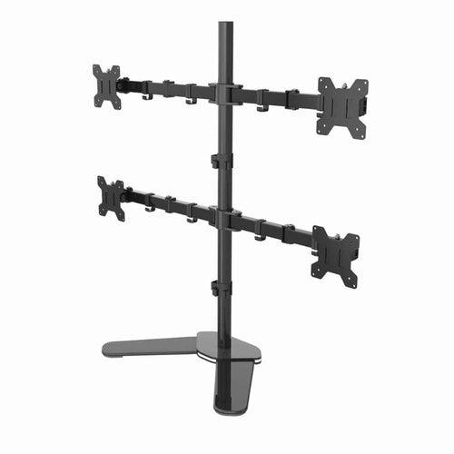 4 Monitor Stand Up Desk Table Stand | Heavy Duty – GADGET WAGON