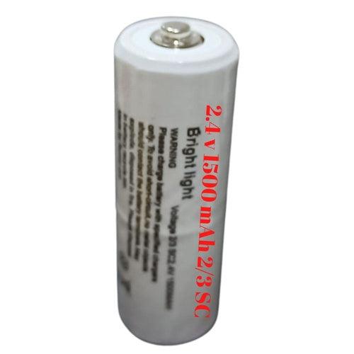 2.4 V 2/3 SC Sub C 1500 mAh NI-MH battery