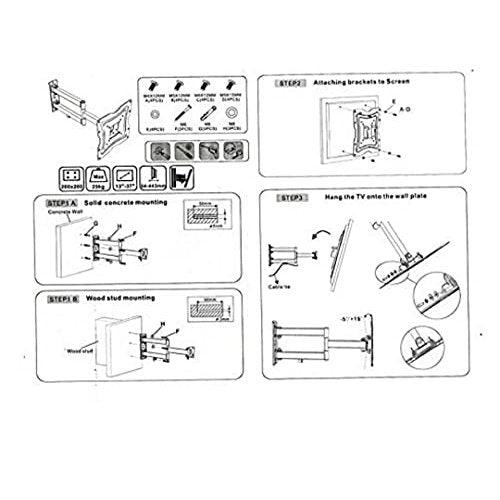 32 - 40 inch led/LCD tv Flexible, rotatable, Full Motion, Movable, Corner, Wall Mount Stand/Bracket