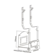 PC Computer CPU cabinet holder wall mount space saver hanger