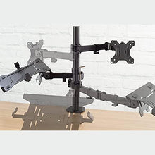 Single Monitor Stand with Laptop Tray Desk Mount LDT12- C1M2KN