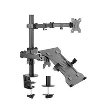 Single Monitor Stand with Laptop Tray Desk Mount LDT12- C1M2KN