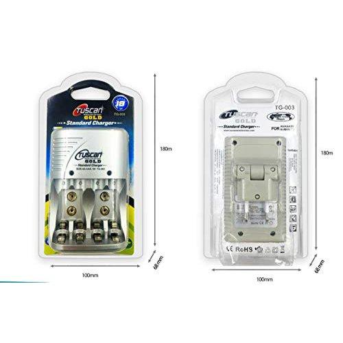 AA, AAA, 9V Volts Cell Battery Charger Wall Plug