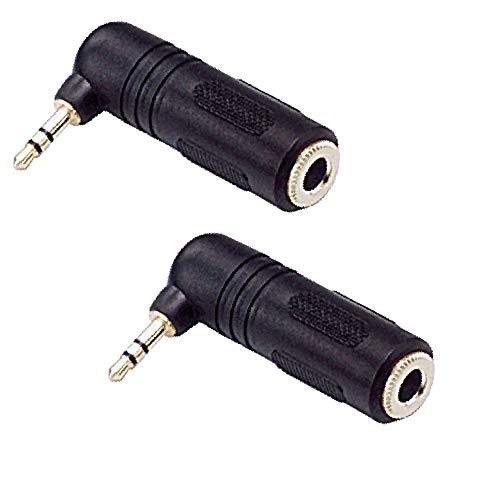 P38 TRS, Stereo 3.5 mm, RCA converters Adapter connectors Male to Female - Pack of 2
