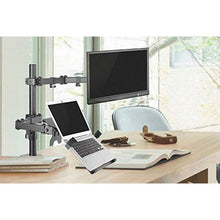 Single Monitor Stand with Laptop Tray Desk Mount LDT12- C1M2KN
