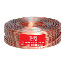 50 Mtr Speaker Cable: 14 Wire: Od - 2.2Mm X 4.4Mm : 50 Mtr Coil, Transparent - GADGET WAGON SPEAKER