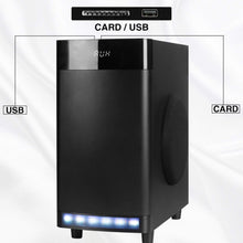 5.1 Subwoofer Speaker Home Theater System with Bluetooth, FM Radio, AUX, Card, USB - GADGET WAGON