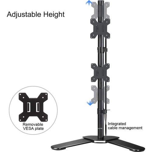 13 - 27" Dual LED LCD Monitor Stand up Desk Arm Mount 2