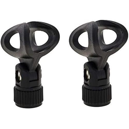 5/8" Mic Clamp Holder Universal for cordless/corded XLR, P38 microphones Pack of 2 (14: Eye) - GADGET WAGON Microphone Clumps
