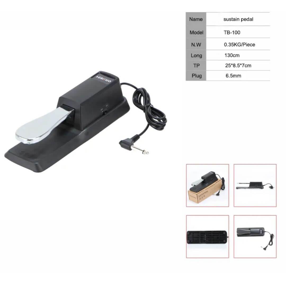 15 cm piano keyboard sustain pedal damper sustain foot pedal