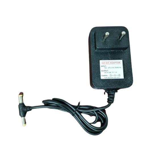 6 Volts 1 Ampere SMPS DC Power Adaptor Charger with LED Indicator - GADGET WAGON Power Adapter & Charger Accessories