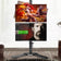 13 - 27 Inches Dual Monitor Stand up Desk Arm Mount with Stand