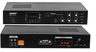 70 Watts Power Amplifier PA System: The Perfect Choice for Business Presentations, School Assemblies, and Parties - GADGET WAGON SPEAKERS