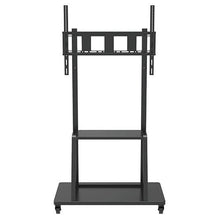 75 - 100 Inches Interactive Display Screens Trolley cart Lockable wheels 100 kgs Movable - GADGET WAGON TV CARTS