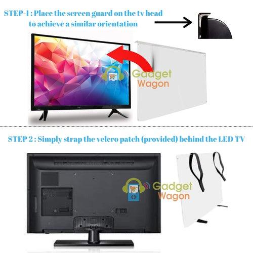 32" / 81 cm LED LCD TV Tempered Glass Safety 2 mm Thickness
