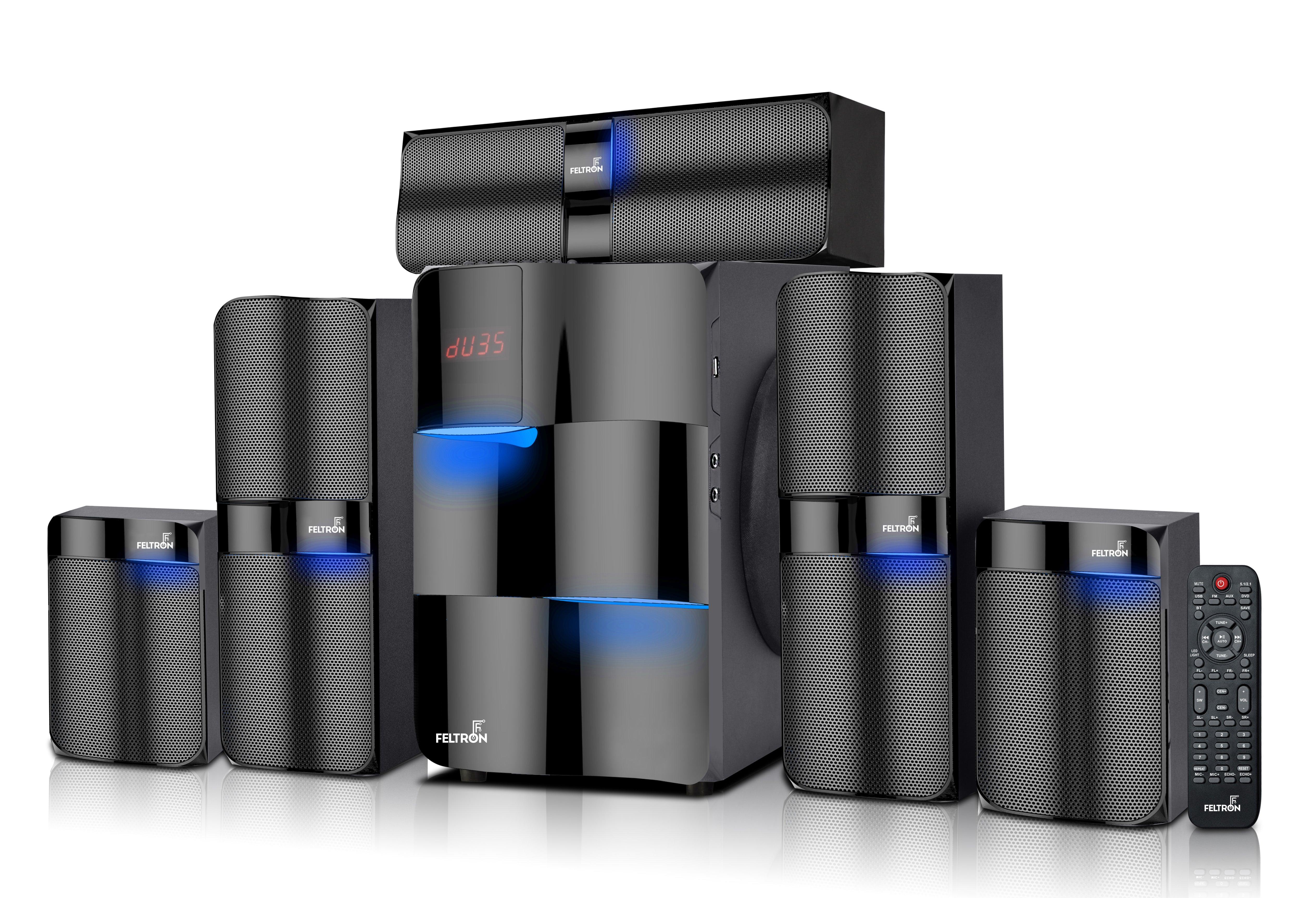 Mitsun 190 W RMS 5.1 Channel Bluetooth Home Theater System Speakers 8900