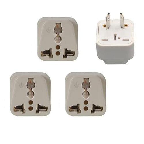Australia India Travel Adapter Converter Pack of 3 - GADGET WAGON ACCESSORY_OR_PART_OR_SUPPLY