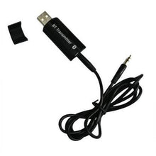 Bluetooth Receiver Transmitter Stereo 3.5 mm Wireless USB Audio Music Stereo Adapter for Computer TV Tablet Speaker USB Adapter (Black) - GADGET WAGON Audio & Video Cables , Connectors