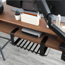 Cable Management Tray Organizer Under Desk for Office and Home No Drill/Stick Option - GADGET WAGON Desk Arm