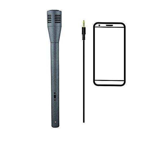 Condenser Interview Microphone for Mobile Smartphone & Laptop (3.5 mm Jack) - GADGET WAGON