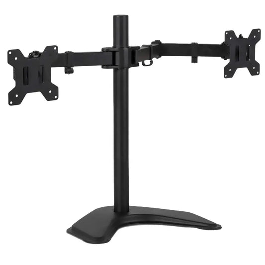 Dual Monitor Desk Stand 13 to 27" Swivel & tilt Table Top Stand - GADGET WAGON Monitor Arm