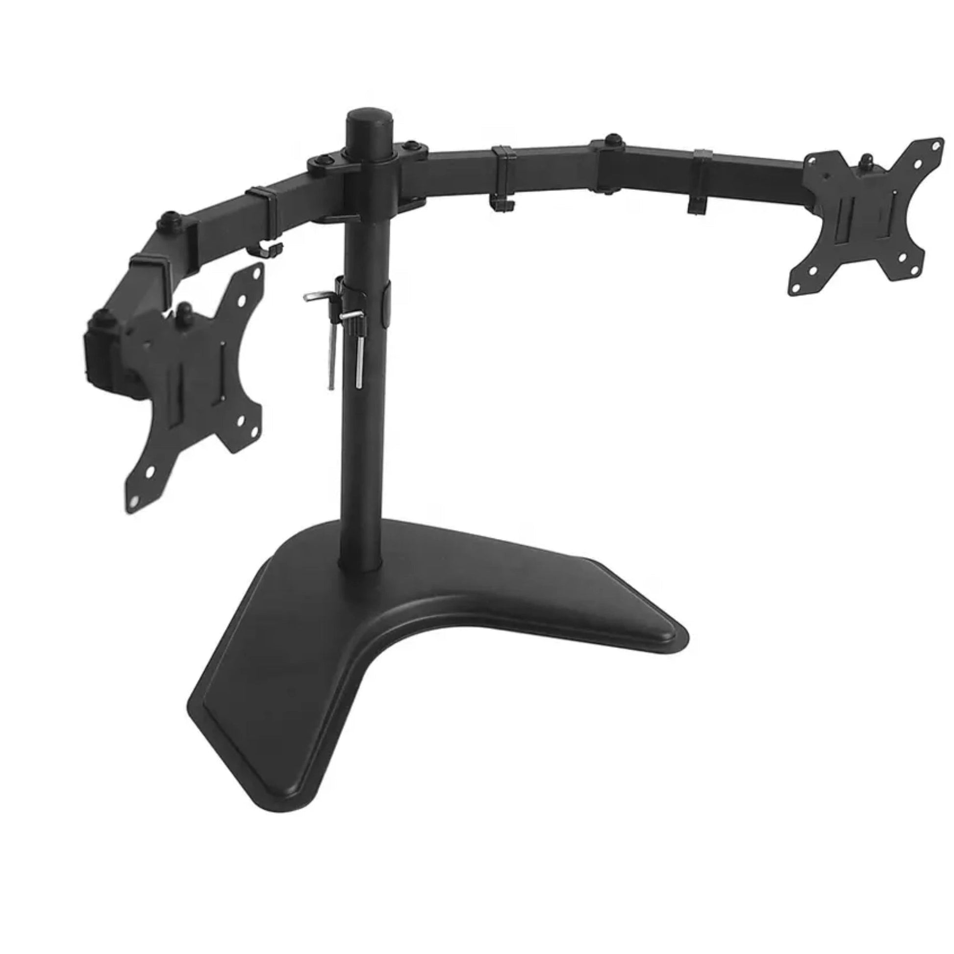 Dual Monitor Desk Stand 13 to 27" Swivel & tilt Table Top Stand - GADGET WAGON Monitor Arm