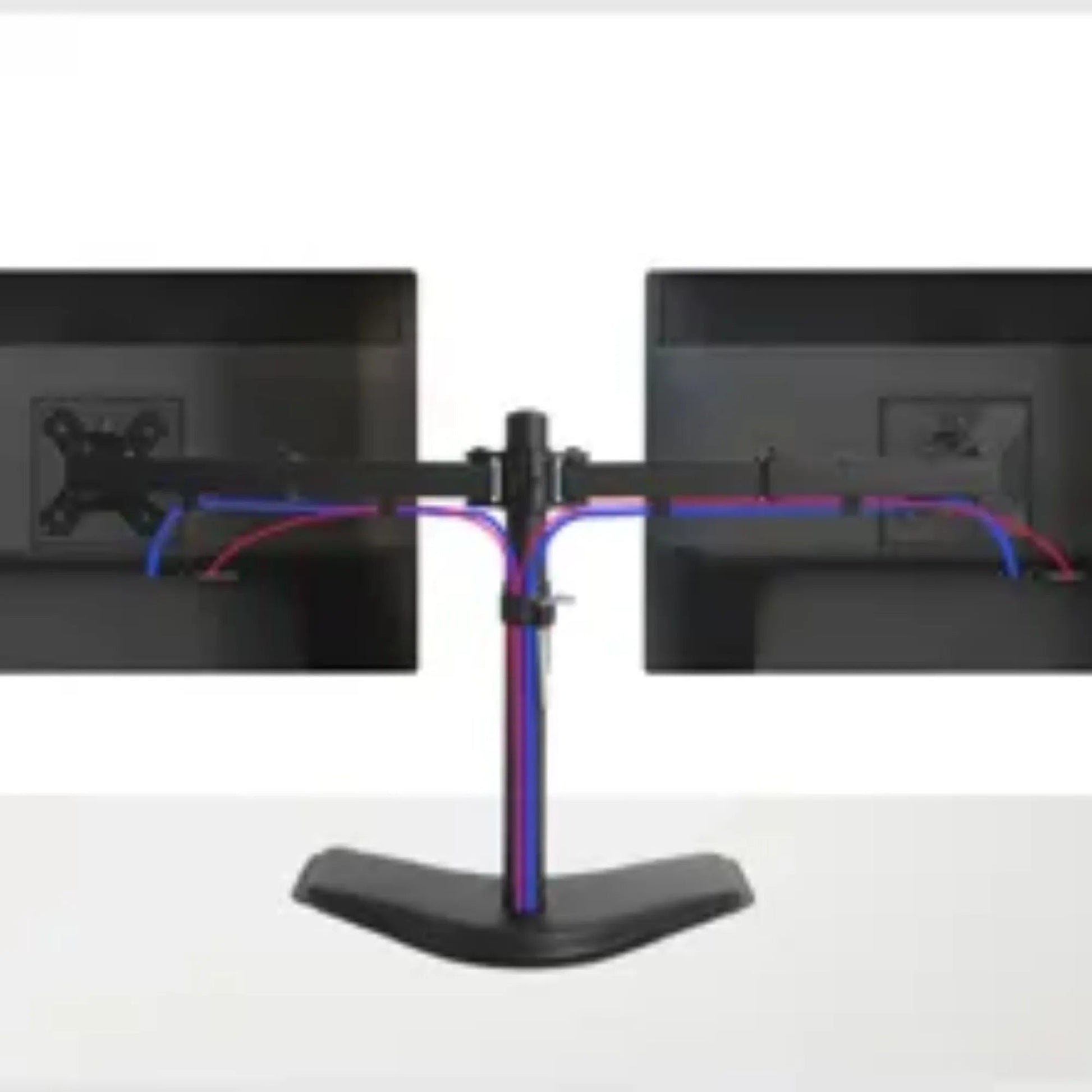 Dual Monitor Desk Stand 13 to 27" Swivel & tilt Table Top Stand - GADGET WAGON Monitor Arm