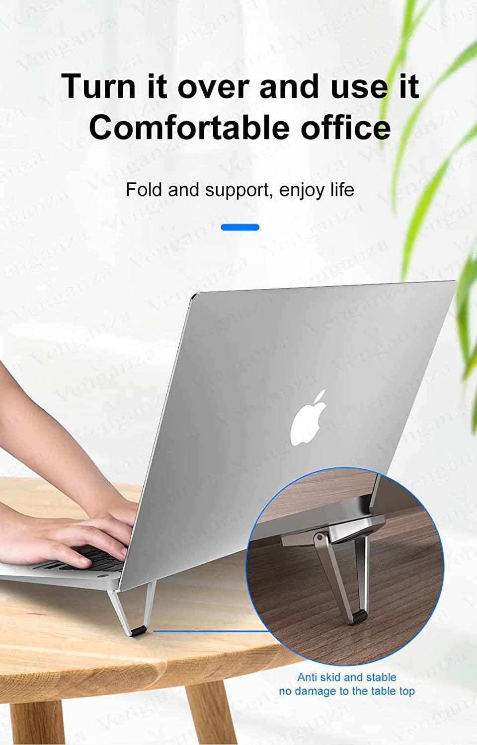 Ergonomic Laptop Stand for All Devices: Improve Your Posture and Reduce Neck Pain - GADGET WAGON Laptop Risers & Stands