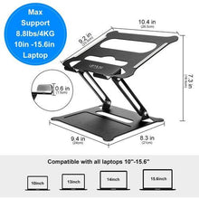 Ergonomic Laptop Stand Riser with Heat Vent Angle and Height | Improve Your Posture and Prevent Eye Strain - GADGET WAGON Laptop Risers & Stands