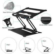 Ergonomic Laptop Stand Riser with Heat Vent Angle and Height | Improve Your Posture and Prevent Eye Strain - GADGET WAGON Laptop Risers & Stands