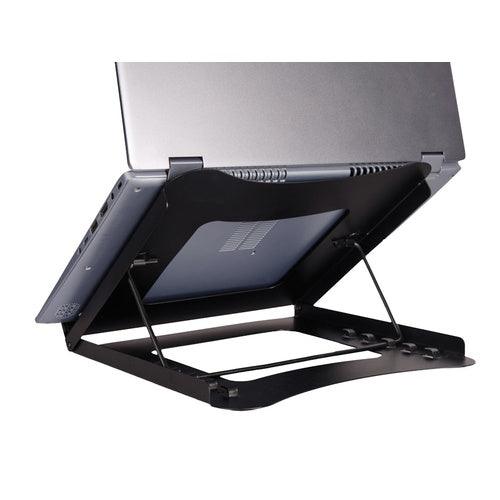 Foldable Laptop Riser & Stand, 5 Angle Adjustment, Steel, Heavy Duty - Made in India - GADGET WAGON Laptop Risers & Stands