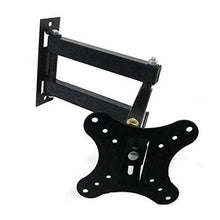 Gadget-Wagon 14-27 inches Corner Swivel Extendable Dual Arm Rotate and Swivel Monitor and TV Wall Mount Bracket (180 Degrees Motion) - GADGET WAGON TV Wall & Ceiling Mounts