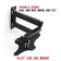 Gadget-Wagon 14-27 inches Corner Swivel Extendable Dual Arm Rotate and Swivel Monitor and TV Wall Mount Bracket (180 Degrees Motion)