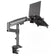 NB 17-35" Gas Strut LED Monitor Desk Arm Laptop Tray 360 Degree Swivel tilt H100 FP2