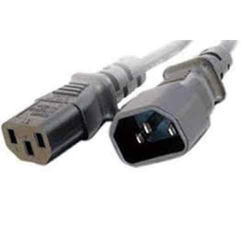 Gadget-Wagon 3 Pin Extension Male to Female PC Power Cord 2.7 m for Computers, Medical Equipment, Machines, Printers and so on - GADGET WAGON CABLE_OR_ADAPTER