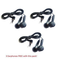 Gadget-Wagon 3.5mm Audio Splitter Cable Adapter One Male to 3 Female Ports for Music, Mic, Computers, Mp3 Player and Dj Equipment with 3 Earphones - GADGET WAGON CE