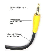 Gadget-Wagon 3.5mm Audio Splitter Cable Adapter One Male to 3 Female Ports for Music, Mic, Computers, Mp3 Player and Dj Equipment with 3 Earphones - GADGET WAGON CE
