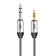 Gadget-Wagon EP 3.5 mm Stereo Male to P-38 Male Cable 1.5 m, Metal Braided for Best Audio Transfer Guitars, Piano and Mixers