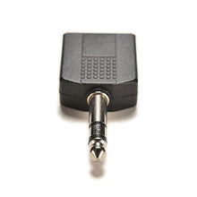 Gadget-Wagon TRS 6.3 mm p38 Stereo Male to 2 p38 Mono Female Y Splitter Adapter for Microphones, Guitar, Mixers and Sound Equipment (Pack of 2) - GADGET WAGON CE