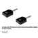 Gadget-Wagon TRS 6.3 mm p38 Stereo Male to 2 p38 Mono Female Y Splitter Adapter for Microphones, Guitar, Mixers and Sound Equipment (Pack of 2)