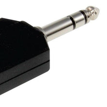 Gadget-Wagon TRS 6.3 mm p38 Stereo Male to 2 p38 Mono Female Y Splitter Adapter for Microphones, Guitar, Mixers and Sound Equipment (Pack of 2) - GADGET WAGON CE