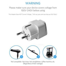 Germany schuko Converter Plug Multi Country Input Travel Adaptor - GADGET WAGON Audio & Video Cables , Connectors