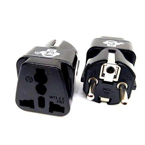 Germany schuko Converter Plug Multi Country Input Travel Adaptor - GADGET WAGON Audio & Video Cables , Connectors